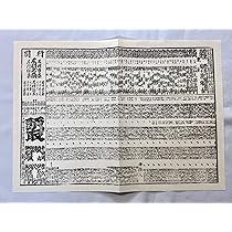 ・大相撲 番付表？ ・江戸時代 江戸期 勧進相撲番付表 文政十三年寅五月 – オヨヨ書林 古書